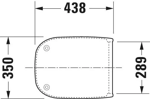 Duravit D-Code négyszögletes WC-ülőke softclose lecsapódás gátlós működéssel(0067390099)