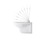 Duravit D-Code négyszögletes WC-ülőke softclose lecsapódás gátlós működéssel(0067390099)