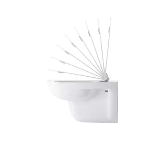 Duravit D-Code négyszögletes WC-ülőke softclose lecsapódás gátlós működéssel(0067390099)