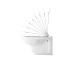 Duravit D-Code négyszögletes WC-ülőke softclose lecsapódás gátlós működéssel(0067390099)