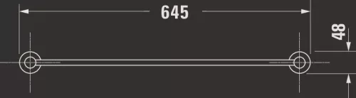 Duravit D-Code Törülközőtartó króm (0099241000)