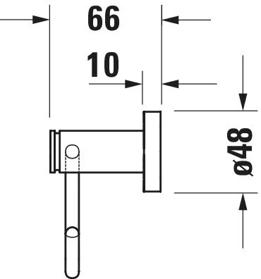 Duravit D-Code WC-papír-tartó króm (0099261000)