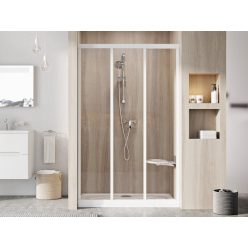 Ravak Supernova ASDP3-90 zuhanyajtó 198 fehér+transparent