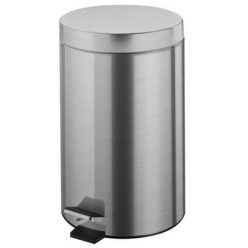   Bisk NIAGARA pedálos szemetes 20 l rozsdamentes acél szálcsiszolt (01017)