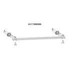 Bisk Foryou króm dupla törölközőtartó (01181)