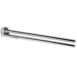 Bisk CHROMA kétágú törölközőtartó króm (01420)