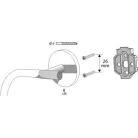 Bisk CHROMA törölközőtartó gyűrű króm (01430)