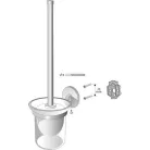 Bisk CHROMA fali WC kefe mattüveg betéttel króm (01437)