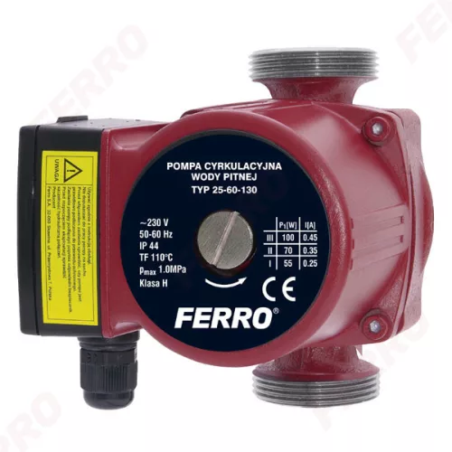 Ferro 25-60 130 ivóvizes keringetőszivattyú (0204W)
