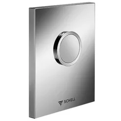 Schell Edition WC nyomólap vandálbiztos króm 028032899 műszaki rajz