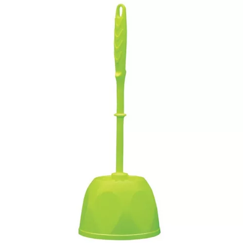 Bisk Iza álló WC kefe zöld citrom műanyag 02898