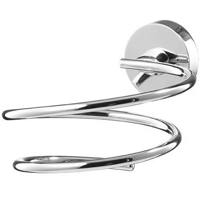 Bisk Foryou spirális hajszárító tartó króm (02924)