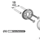 Bisk Foryou spirális hajszárító tartó króm (02924)