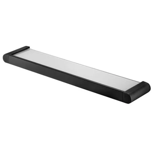 Bisk FUTURA BLACK biztonsági üveg betétes polc (02957)