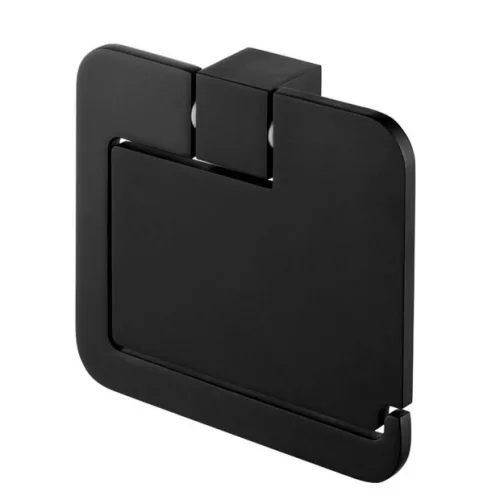 Bisk FUTURA BLACK WC papír tartó fedeles (02961)