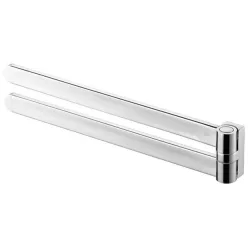 Bisk FUTURA SILVER dupla lengő törölközőtartó (02995)