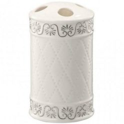 Bisk Castello fehér fogkefetartó 03050