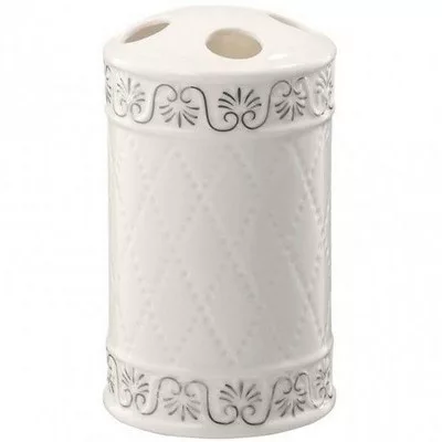 Bisk Castello fehér fogkefetartó 03050