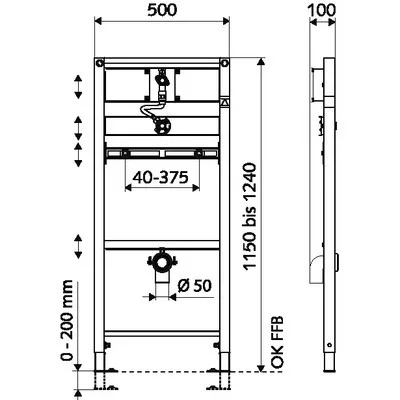 Schell Montus vizelde szerelőkeret 030750099