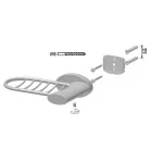 Bisk Emotion króm rácsos szappantartó (03101)