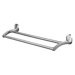 Bisk Emotion króm dupla törölközőtartó (03107)