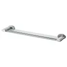 Bisk SIDE Brushed nikkel üveg egyenes piperepolc (03114)