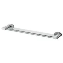 Bisk SIDE Brushed nikkel üveg egyenes piperepolc (03114)