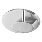 Bisk SIDE Brushed nikkel egyes fogas (03115)