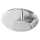 Bisk SIDE Brushed nikkel egyes fogas (03115)