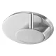 Bisk SIDE Brushed nikkel egyes fogas (03115)