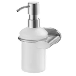 Bisk SIDE Brushed nikkel üveg szappanadagoló (03120)