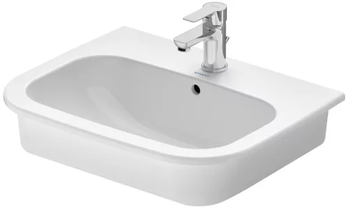 Duravit D-CODE beépíthető mosdó 54x43 cm fehér (0337540000)