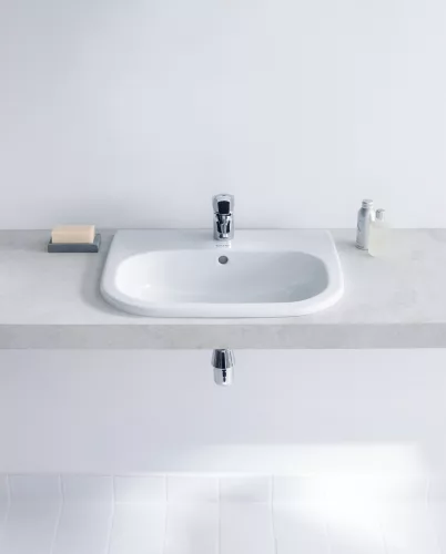 Duravit D-CODE beépíthető mosdó 54x43 cm fehér (0337540000)