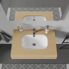 Duravit D-CODE alulról beépíthető mosdó 49x29 cm fehér (0338490000)