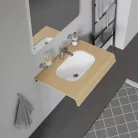 Duravit D-CODE alulról beépíthető mosdó 49x29 cm fehér (0338490000)