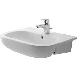   Duravit D-Code Félig beépíthető mosdó fehér Magasfényű 550 mm (0339550000)