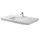 Duravit D-CODE alulról beépíthető mosdó 100x48 felülnézeti műszaki rajza