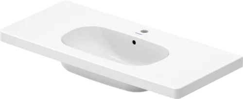 Duravit D-CODE alulról beépíthető mosdó 100x48 cm fehér 03421000002