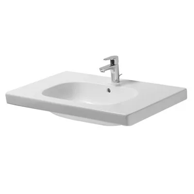 Duravit D-CODE alulról beépíthető mosdó 85x48 cm fehér (03428500002)