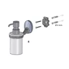 Bisk PASSION szappanadagoló mattüveg króm arany (03557)