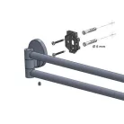 Bisk PASSION króm arany kétágú törölközőtartó (03575)