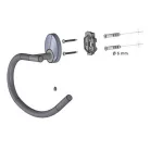 Bisk PASSION króm arany törölközőtartó gyűrű (03578)