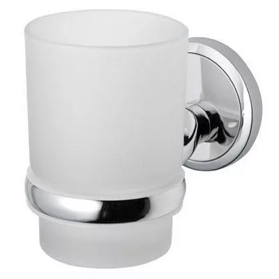 Bisk Seduction króm üvegpohár tartóval (03584)