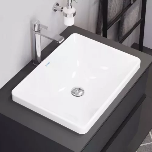 Duravit D-Neo felülről beépíthető mosdó csaplyuk nélkül 60x44 0358600079