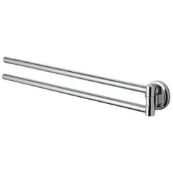 Bisk Seduction króm kétágú törölközőtartó (03588)