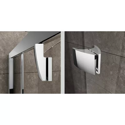 Ravak Pivot PDOP1-80 zuhanyajtó krómhatású+transparent