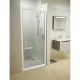 Ravak Pivot PDOP1-90 zuhanyajtó fehér+transparent