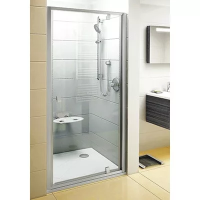 Ravak Pivot PDOP1-90 zuhanyajtó szatén+transparent