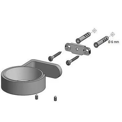 Bisk NATURA króm szappantartó üvegtállal szerelése