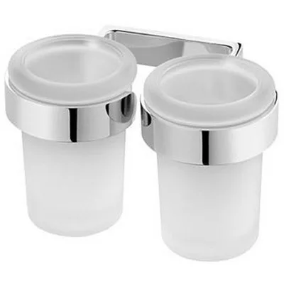 Bisk Natura króm dupla üvegpohár tartóval szerelése